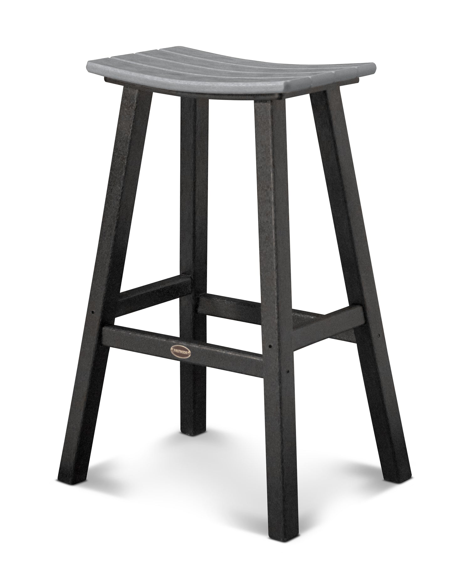 POLYWOOD Contempo 30" Saddle Bar Stool