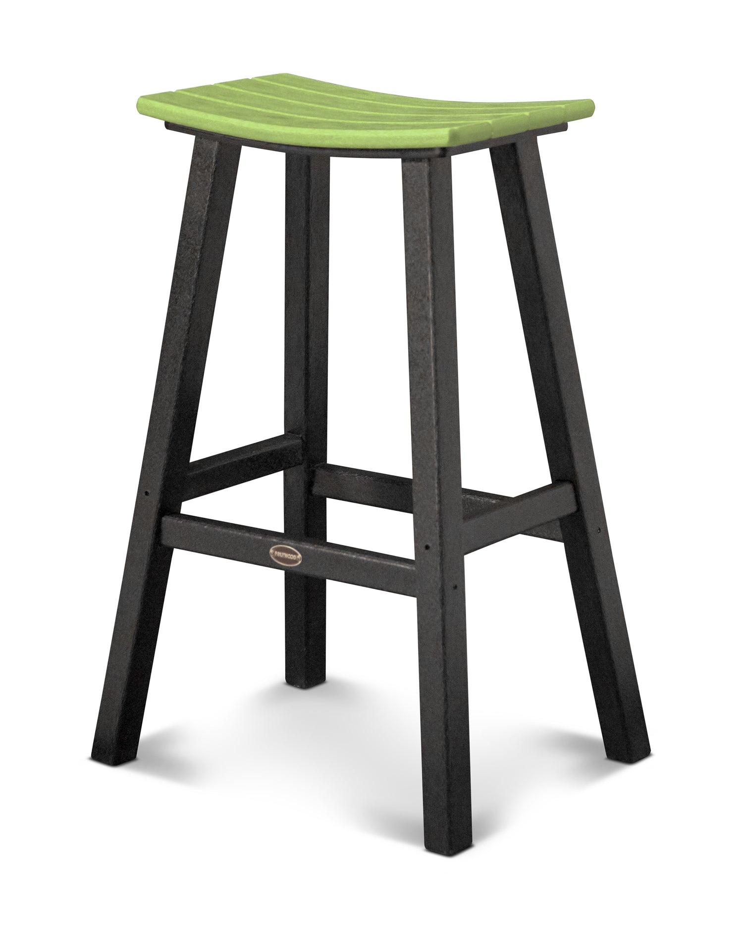 POLYWOOD Contempo 30" Saddle Bar Stool