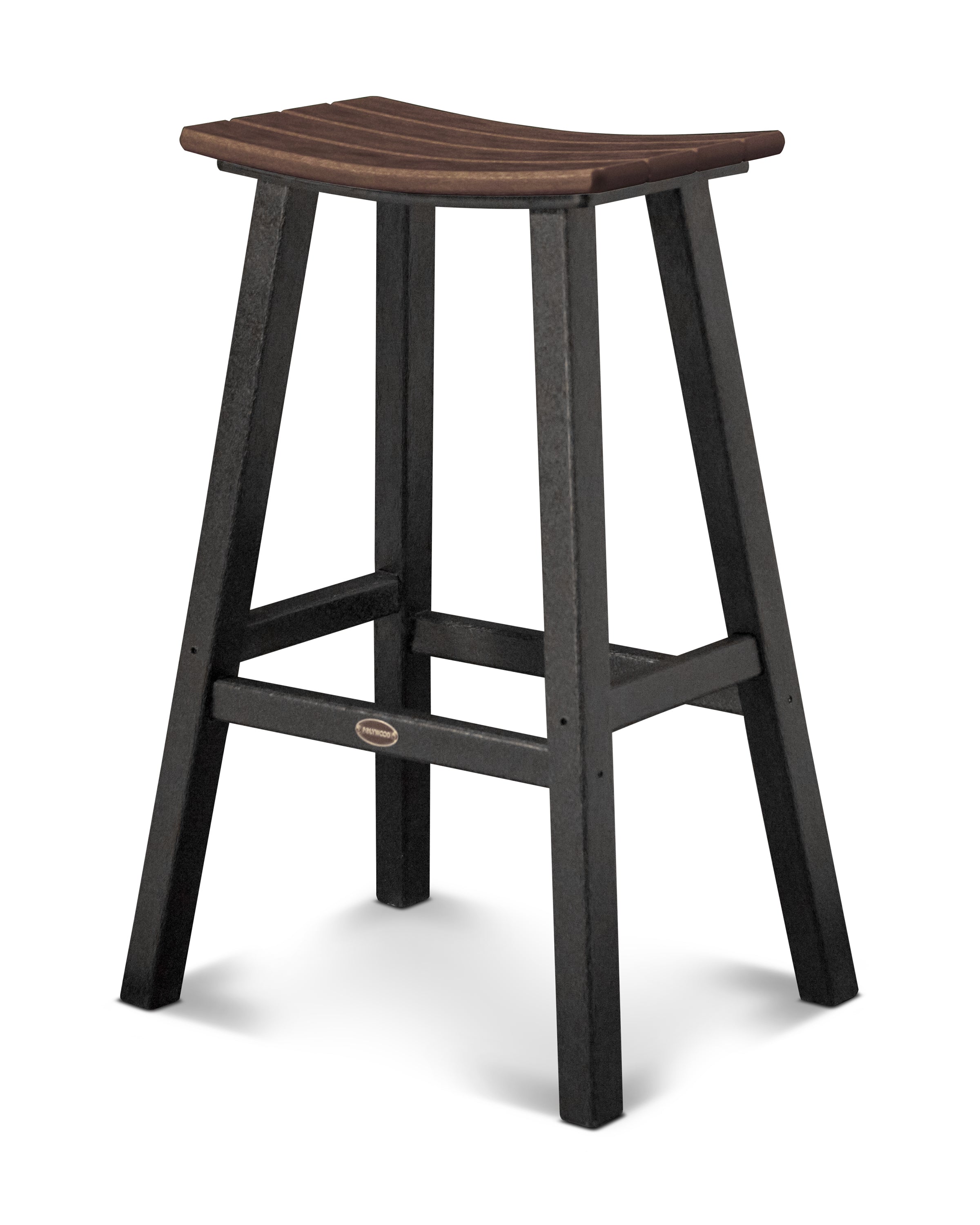 POLYWOOD Contempo 30" Saddle Bar Stool