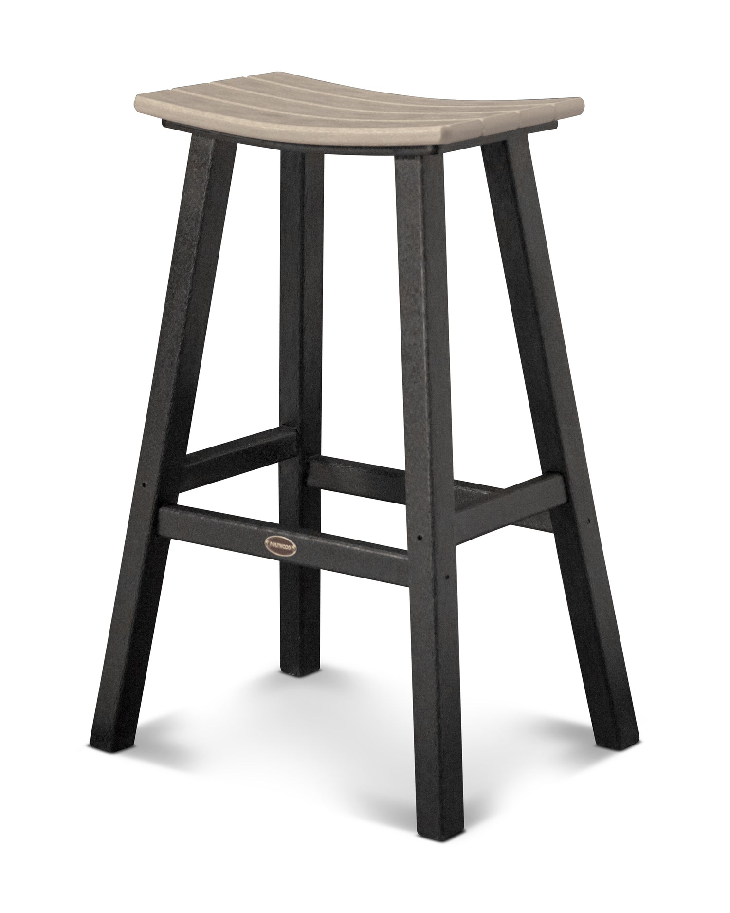 POLYWOOD Contempo 30" Saddle Bar Stool