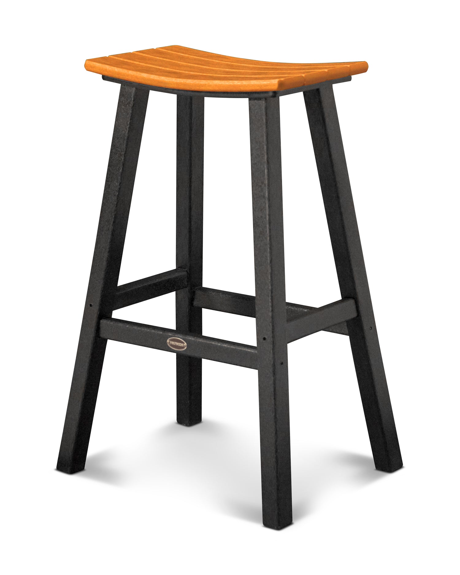 POLYWOOD Contempo 30" Saddle Bar Stool