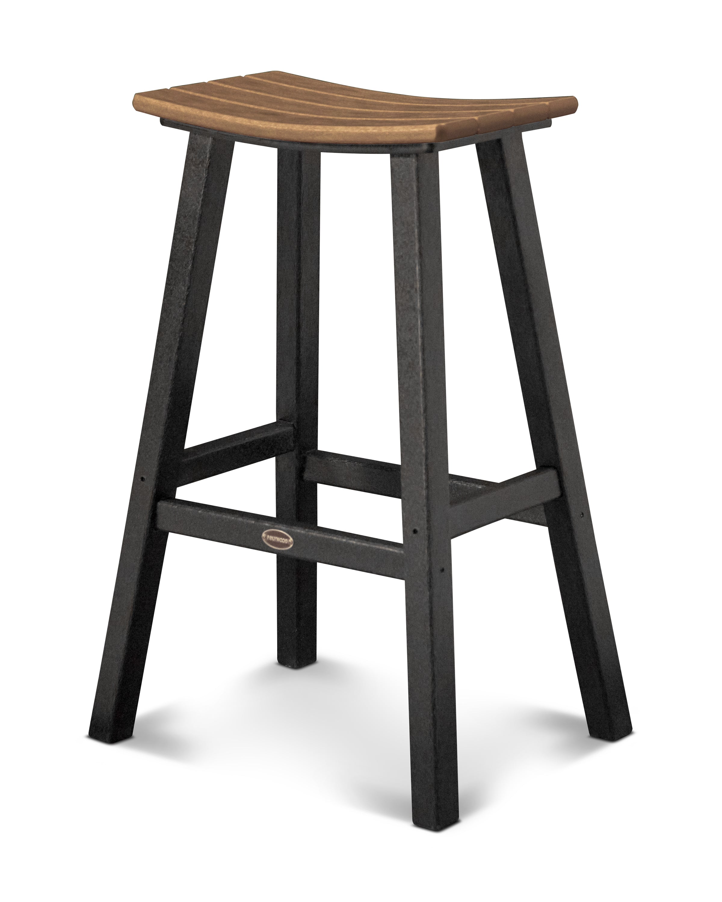 POLYWOOD Contempo 30" Saddle Bar Stool