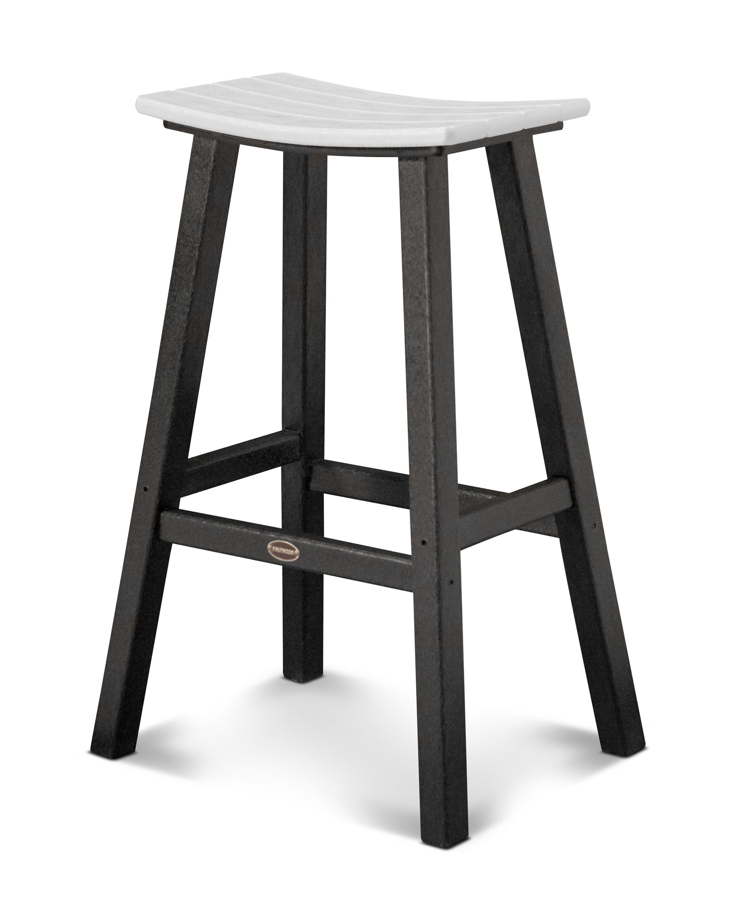 POLYWOOD Contempo 30" Saddle Bar Stool