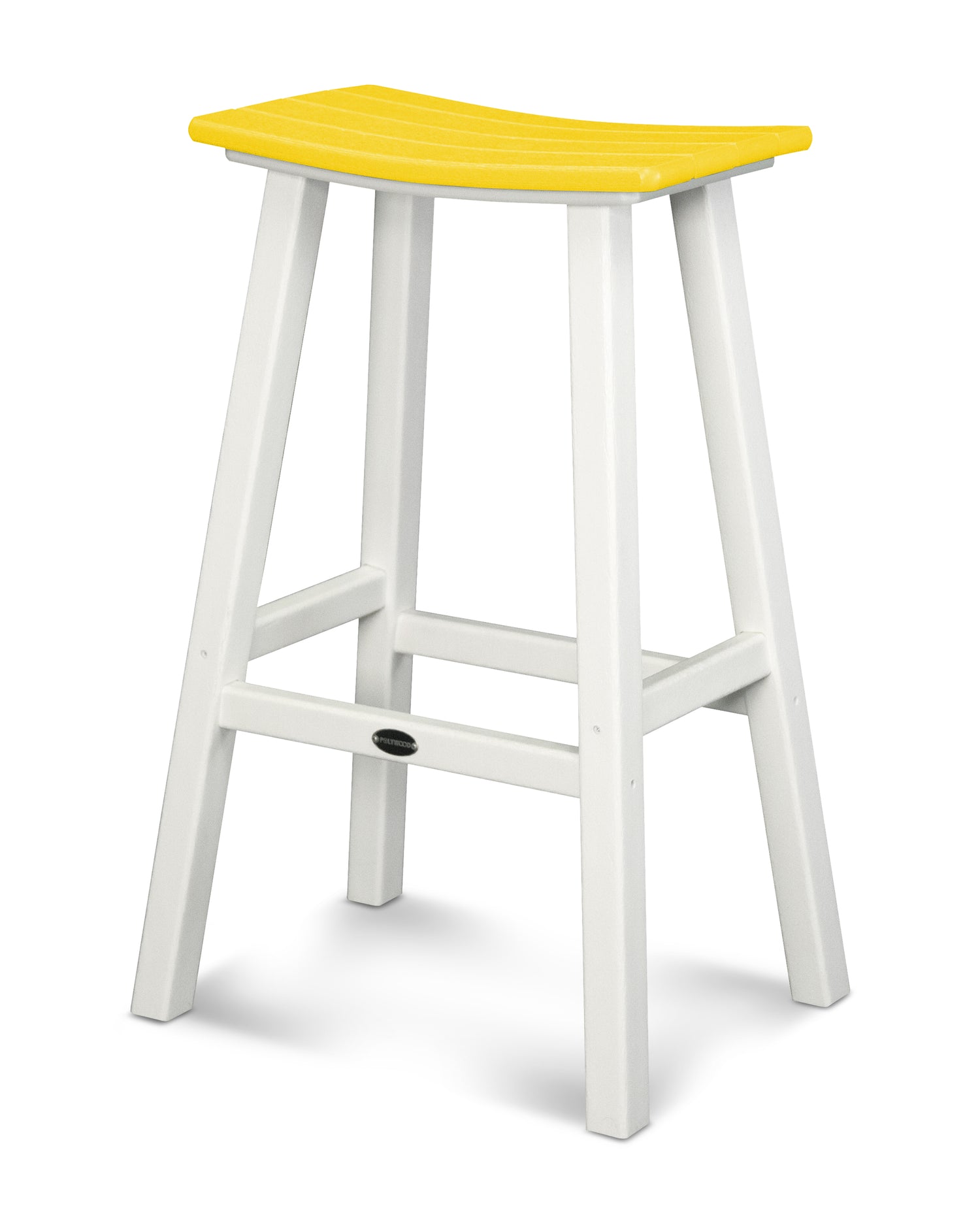 POLYWOOD Contempo 30" Saddle Bar Stool