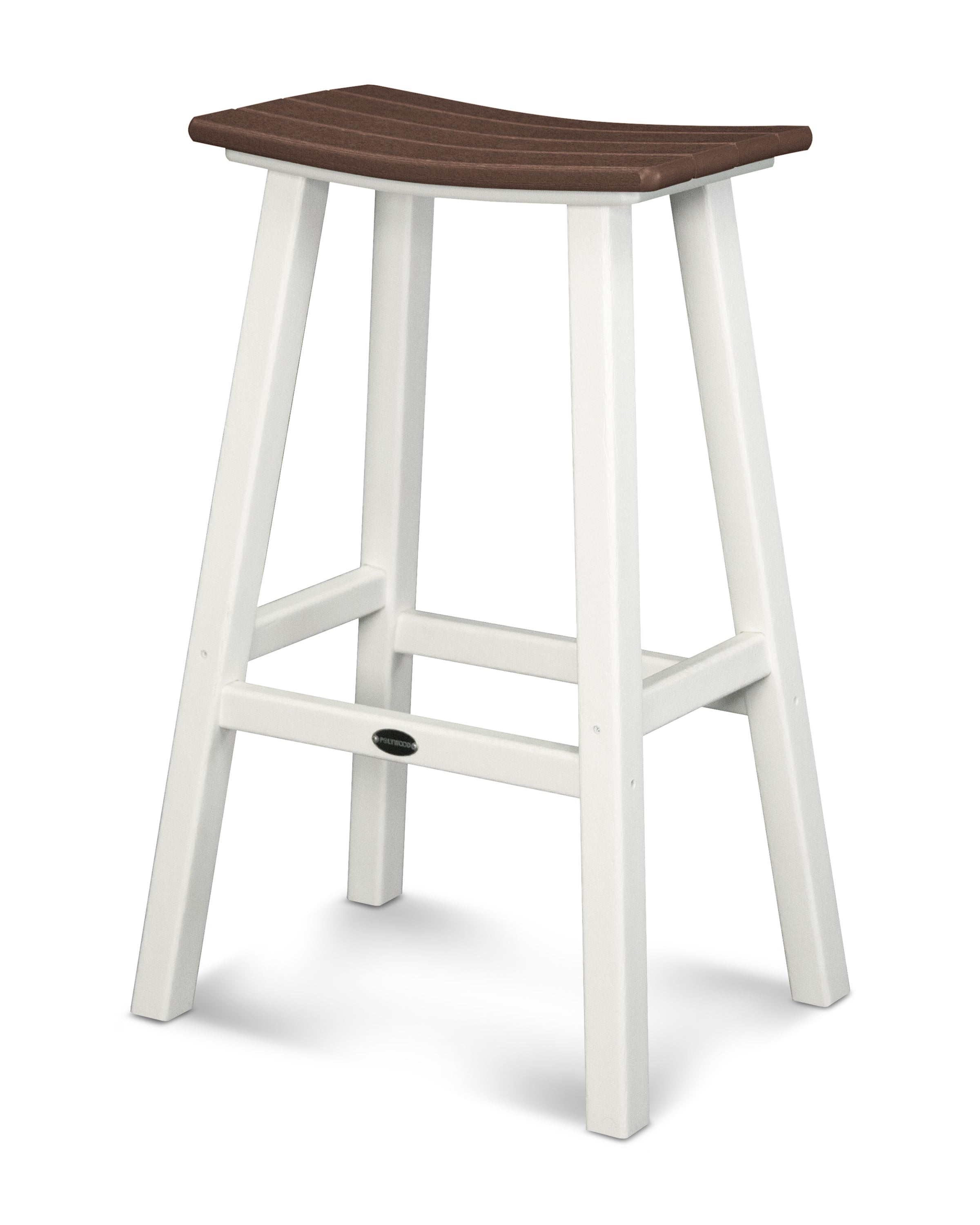 POLYWOOD Contempo 30" Saddle Bar Stool