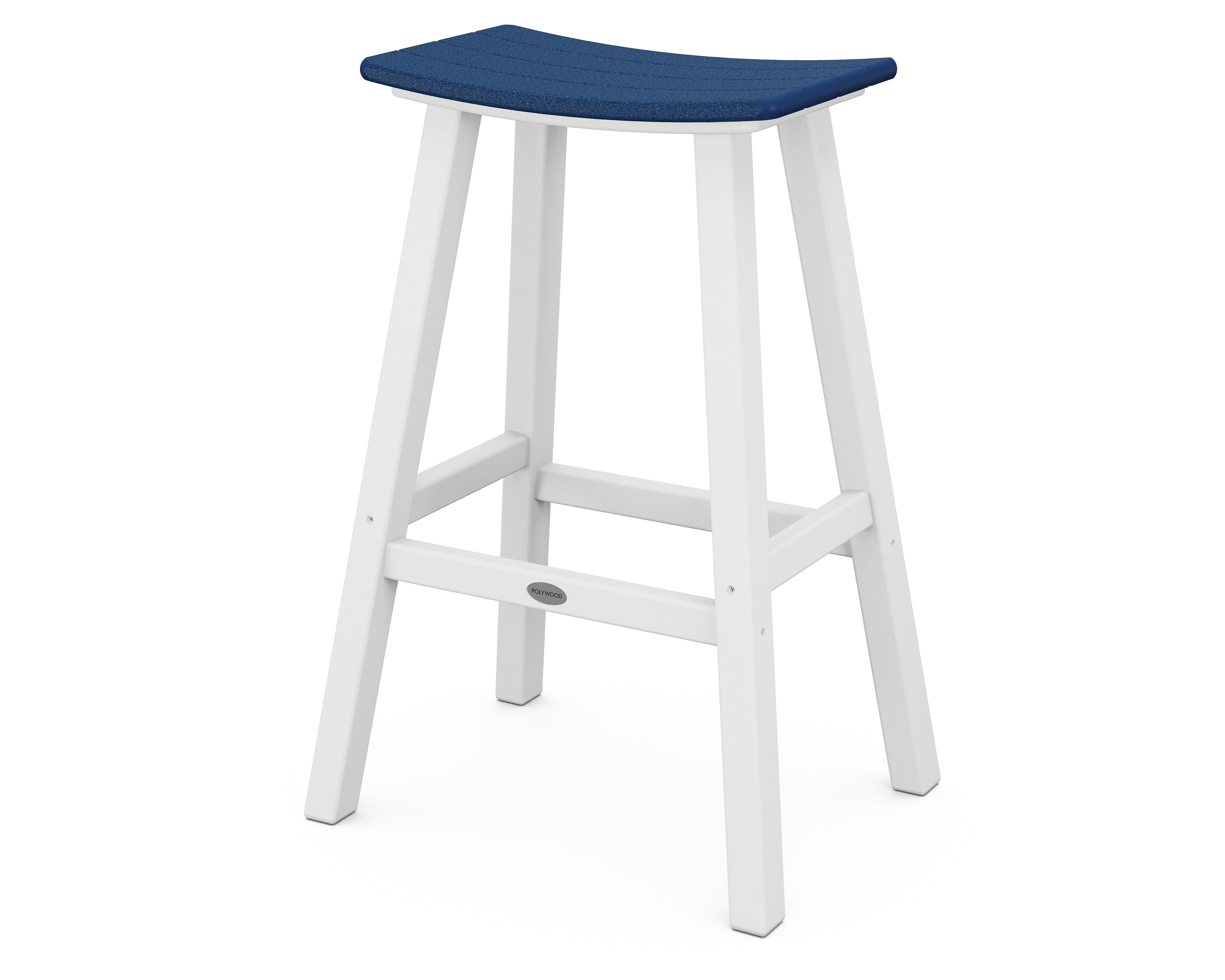 POLYWOOD Contempo 30" Saddle Bar Stool