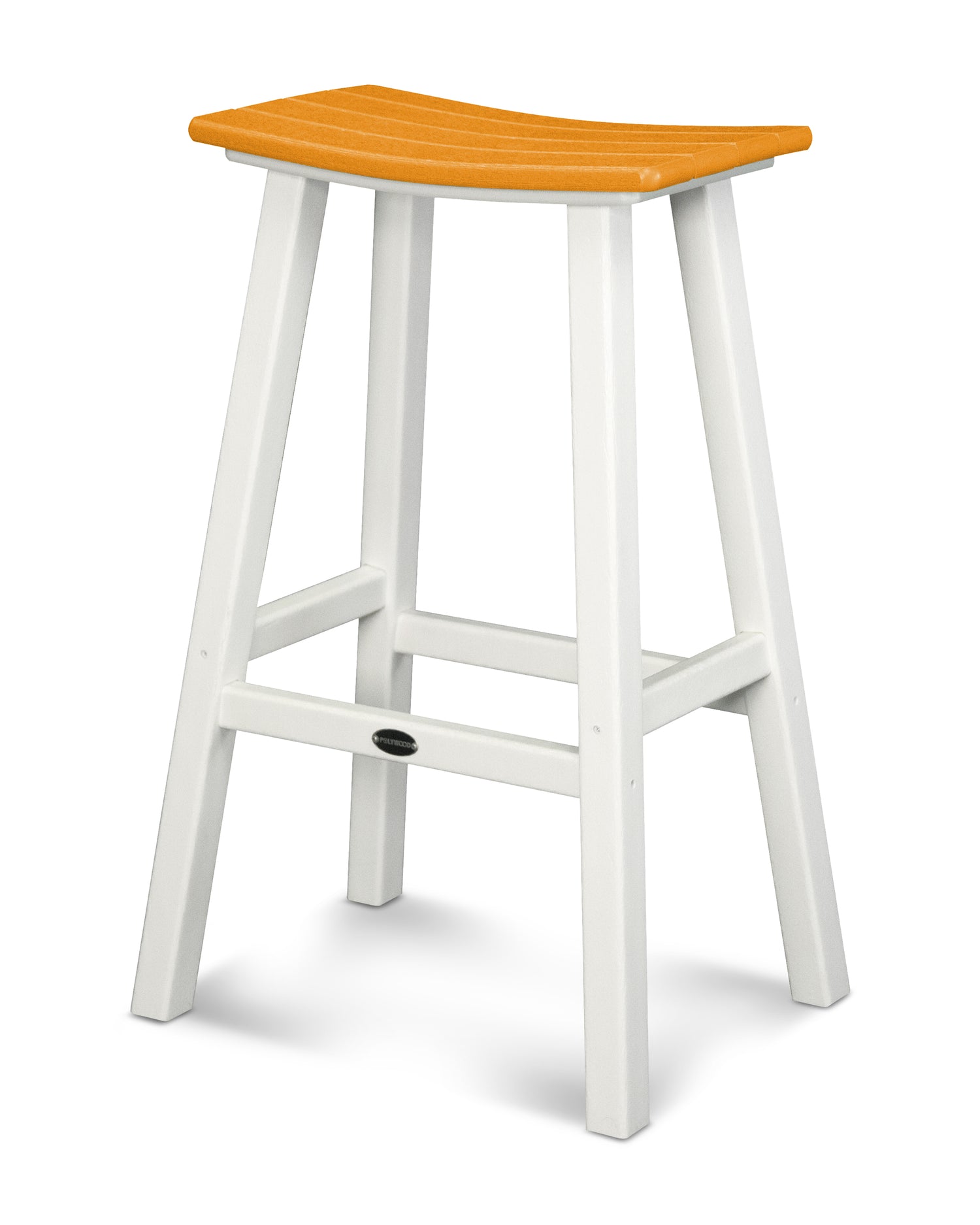 POLYWOOD Contempo 30" Saddle Bar Stool