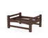 POLYWOOD Club Ottoman Frame in Mahogany