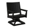 Berlin Gardens Mayhew Chat Swivel Rocker Chair in Black