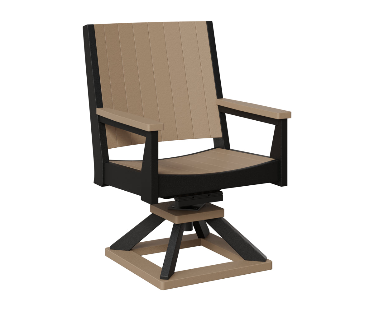 Berlin Gardens Mayhew Chat Swivel Rocker Dining Chair, lifestyle photo 1