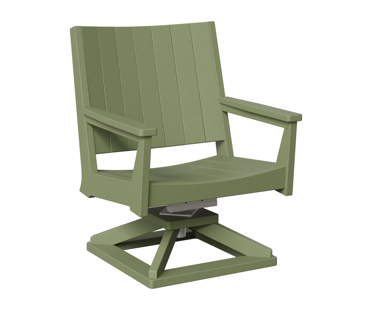 Berlin Gardens Mayhew Chat Swivel Rocker Chair in Sage