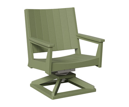 Berlin Gardens Mayhew Chat Swivel Rocker Chair in Sage