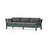POLYWOOD Acadia Deep Seating Sofa in Green / Ash Charcoal