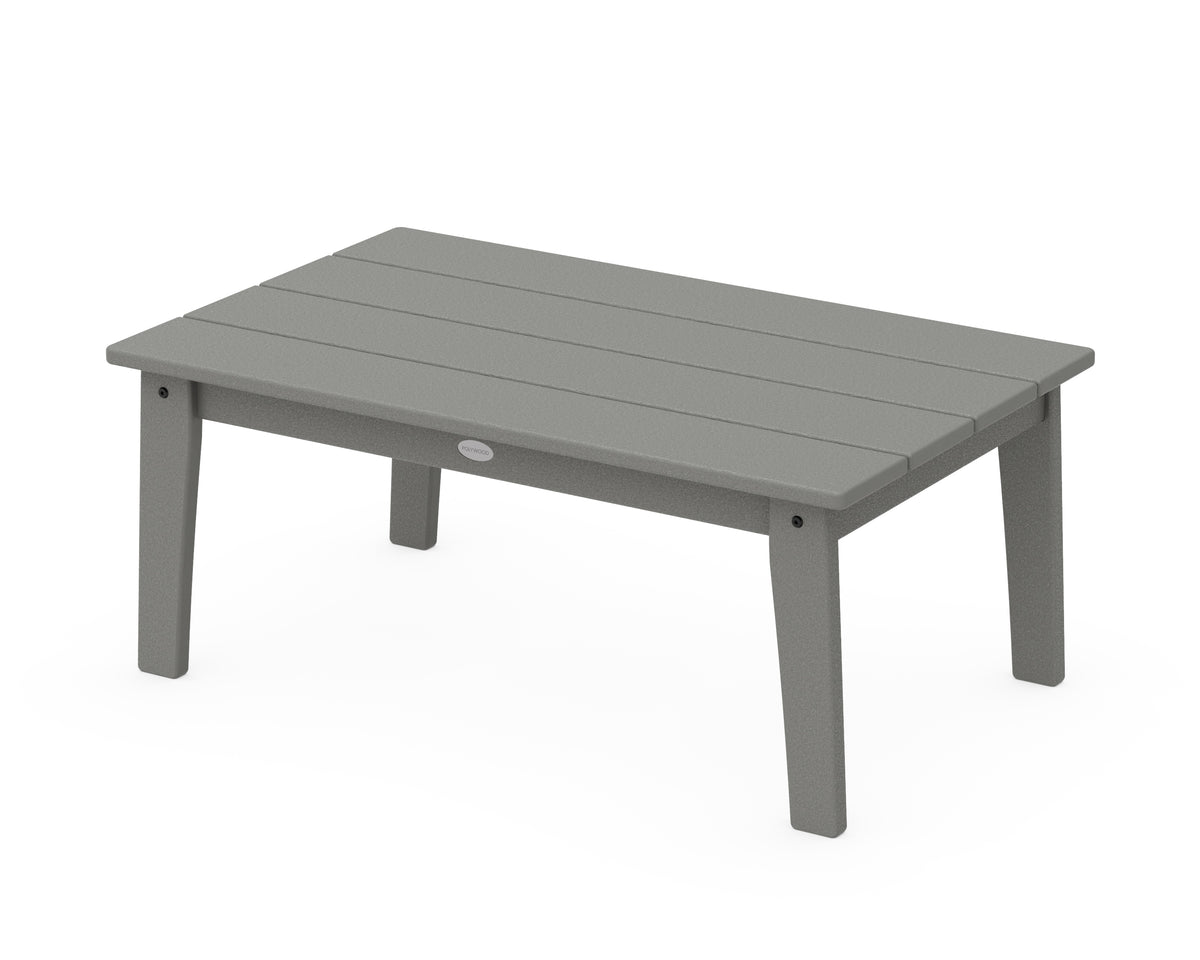 POLYWOOD Lakeside Coffee Table in Slate Grey