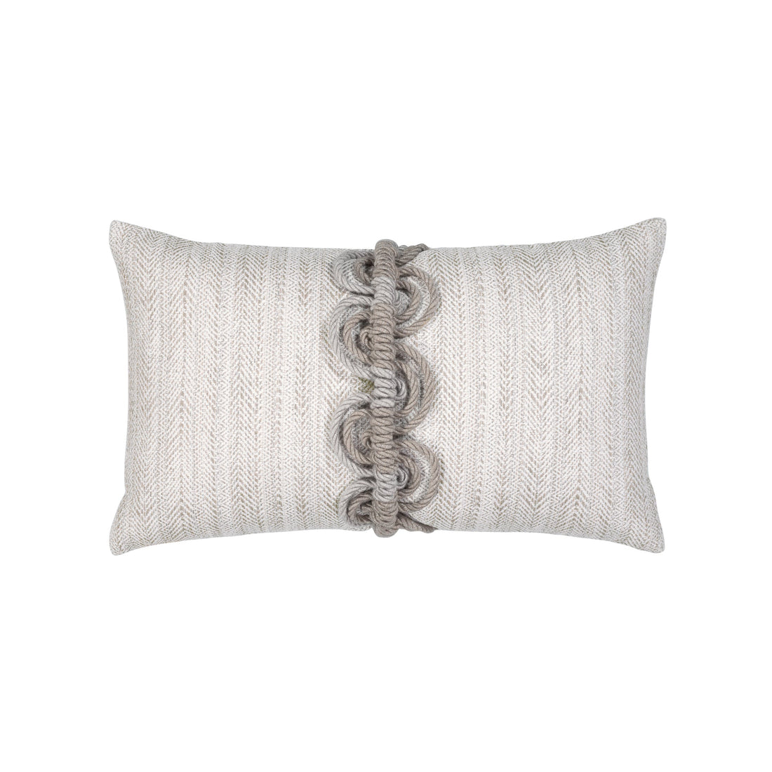 Elaine Smith Dressage Pebble outdoor pillow, beige