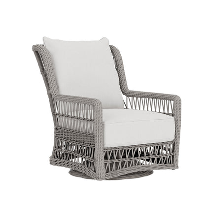 Lloyd Flanders Mackinac High Back Swivel Glider, lifestyle photo 1
