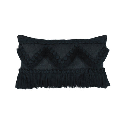 Elaine Smith Tavarua Indigo outdoor pillow, navy