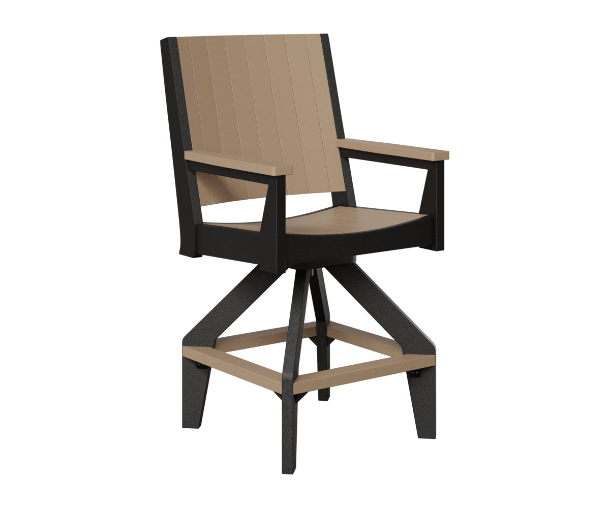 Berlin Gardens Mayhew Chat Swivel Bar Chair, lifestyle photo 1