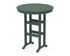 POLYWOOD 36" Round Farmhouse Bar Table in Green