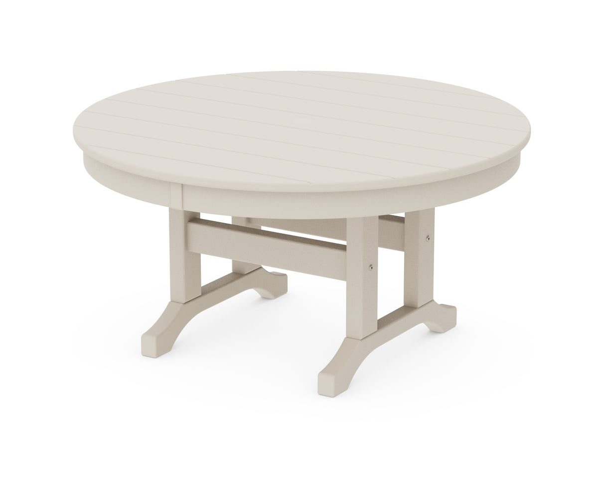 POLYWOOD Round 36" Conversation Table in Sand
