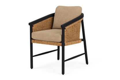 Lloyd Flanders Galloway Dining Armchair with Hayden Sand fabric, view 10