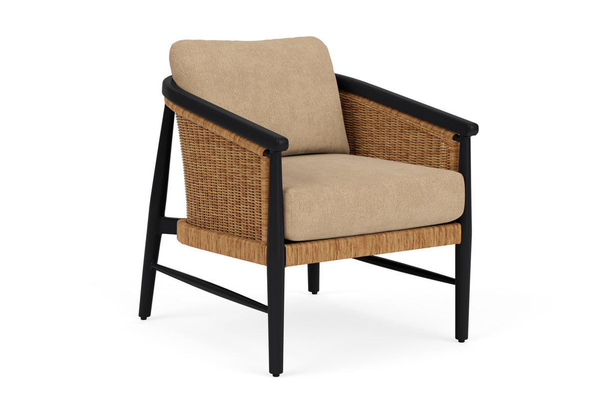 Lloyd Flanders Galloway Lounge Chair with Hayden Sand fabric, view 2
