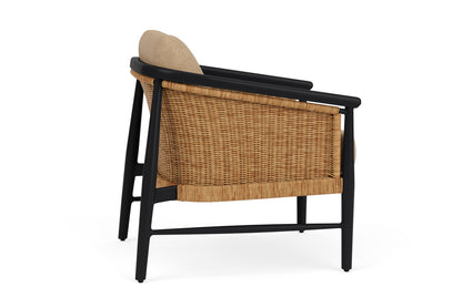 Lloyd Flanders Galloway Lounge Chair with Hayden Sand fabric, view 5