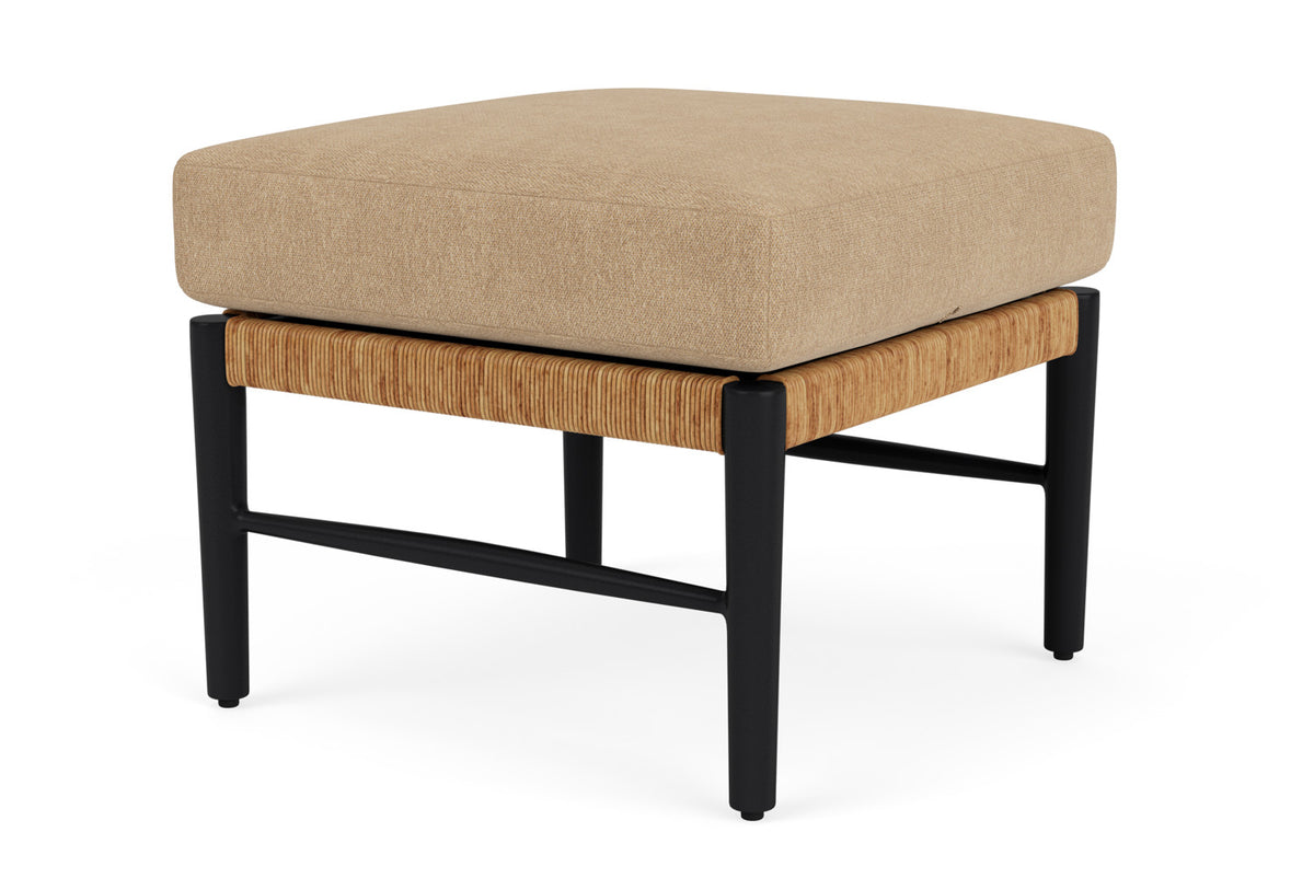 Lloyd Flanders Galloway Ottoman with Hayden Sand fabric, view 8