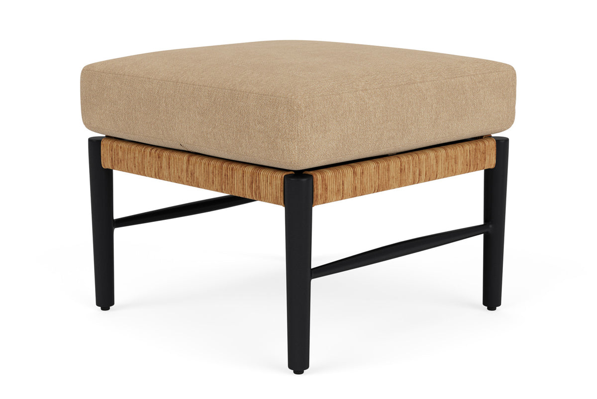 Lloyd Flanders Galloway Ottoman with Hayden Sand fabric, view 6