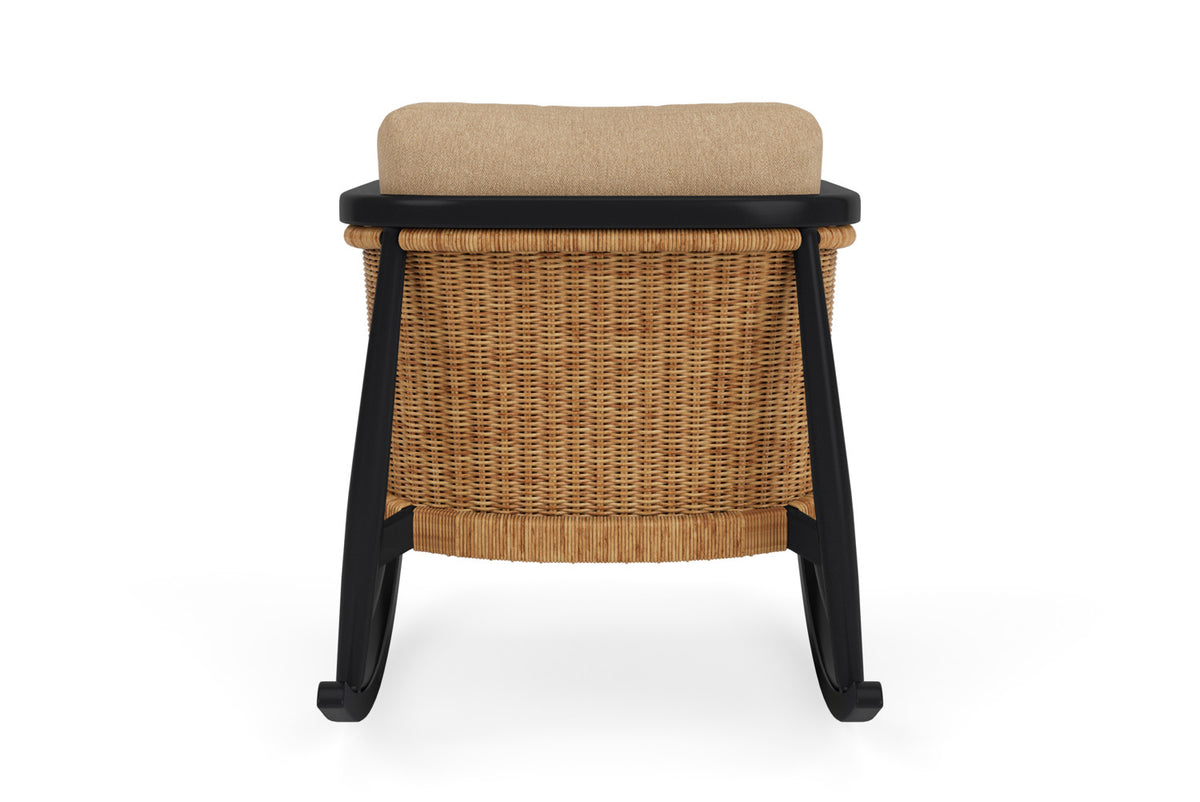 Lloyd Flanders Galloway Lounge Rocker with Hayden Sand fabric, view 7