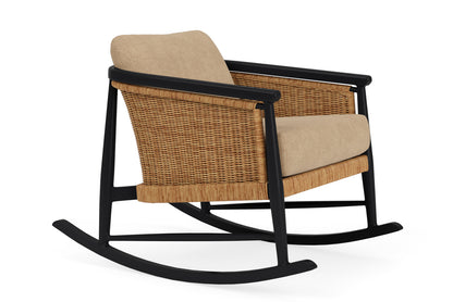 Lloyd Flanders Galloway Lounge Rocker with Hayden Sand fabric, view 3