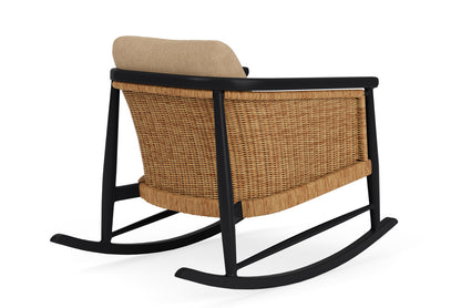 Lloyd Flanders Galloway Lounge Rocker with Hayden Sand fabric, view 6