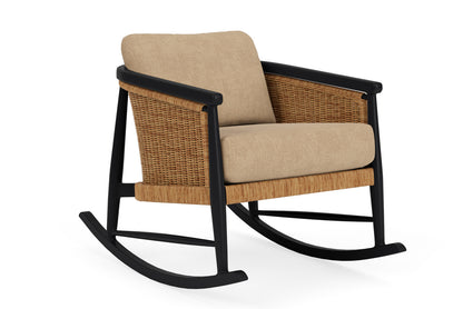 Lloyd Flanders Galloway Lounge Rocker with Hayden Sand fabric, view 2