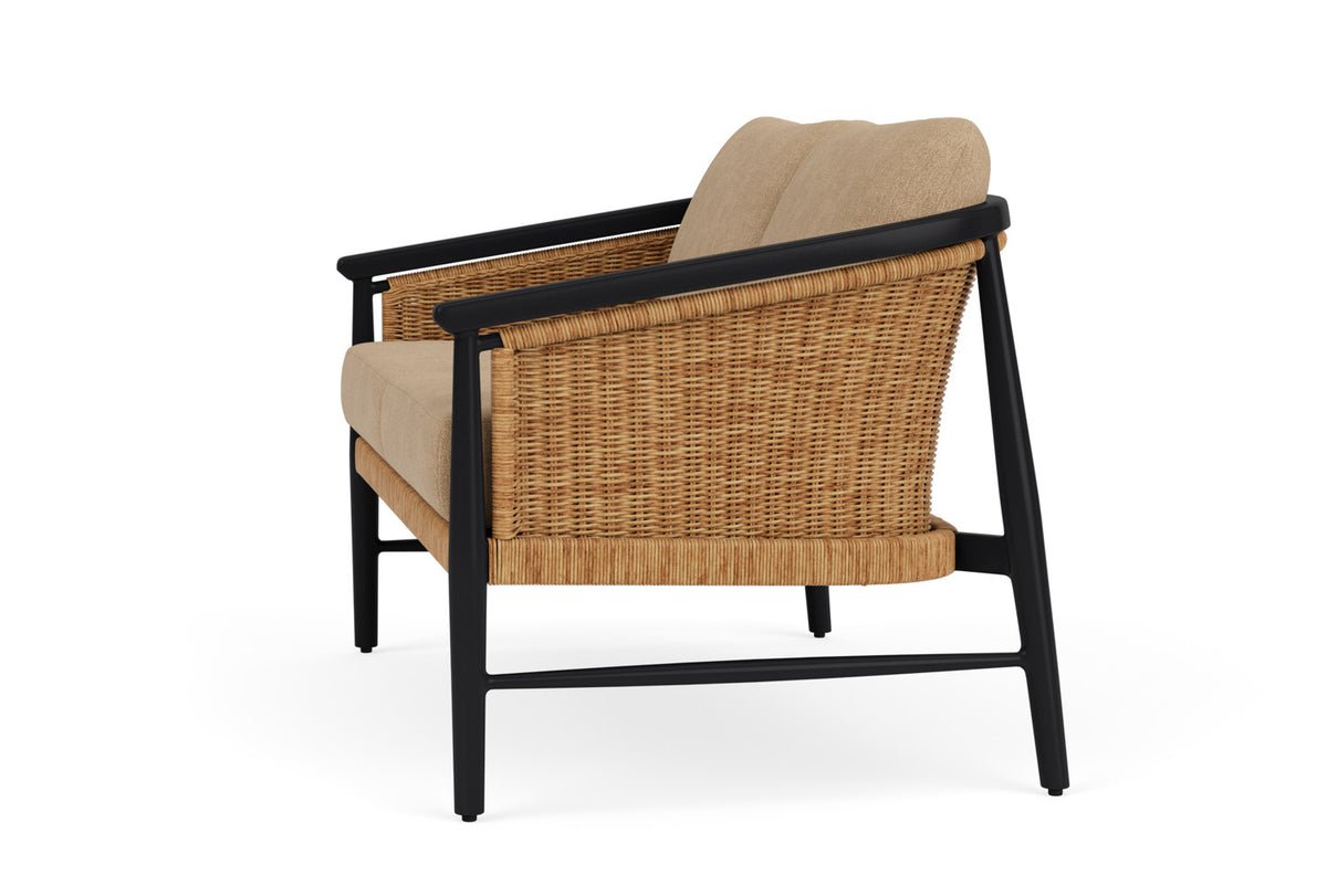 Lloyd Flanders Galloway Conversation Set with Hayden Sand fabric, view 9