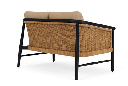 Lloyd Flanders Galloway Conversation Set with Hayden Sand fabric, view 6