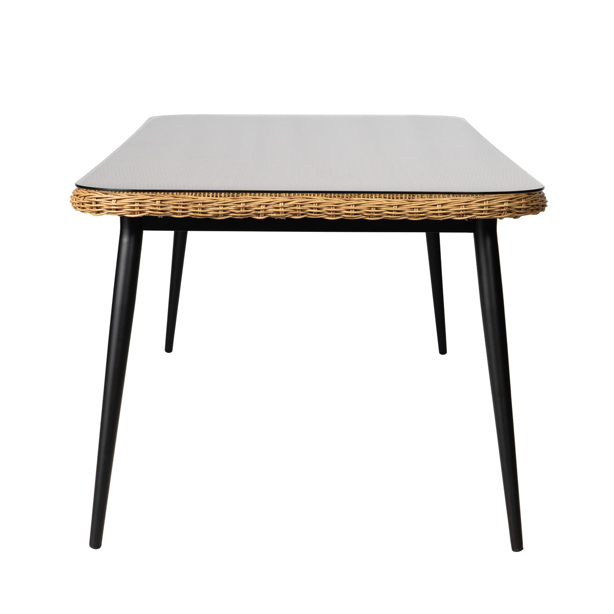 Lloyd Flanders Galloway 95" Rectangular Dining Table, lifestyle photo 3