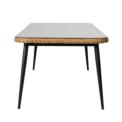 Lloyd Flanders Galloway 95" Rectangular Dining Table, lifestyle photo 3