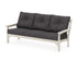 POLYWOOD Vineyard Deep Seating Sofa in Sand / Ash Charcoal