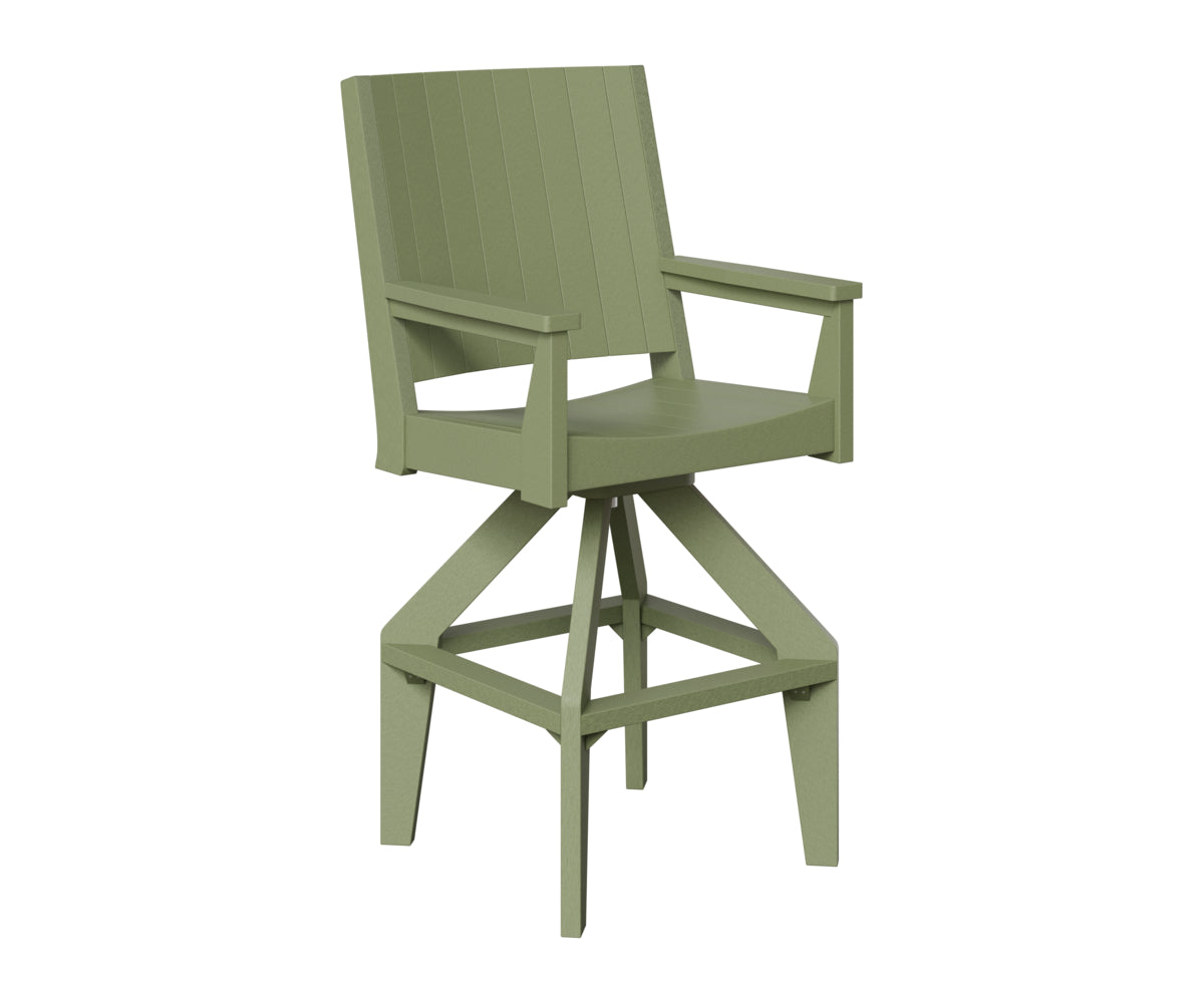 Berlin Gardens Mayhew Chat Swivel XT Chair in Sage