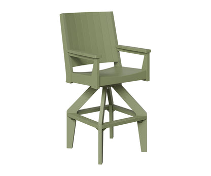 Berlin Gardens Mayhew Chat Swivel XT Chair in Sage