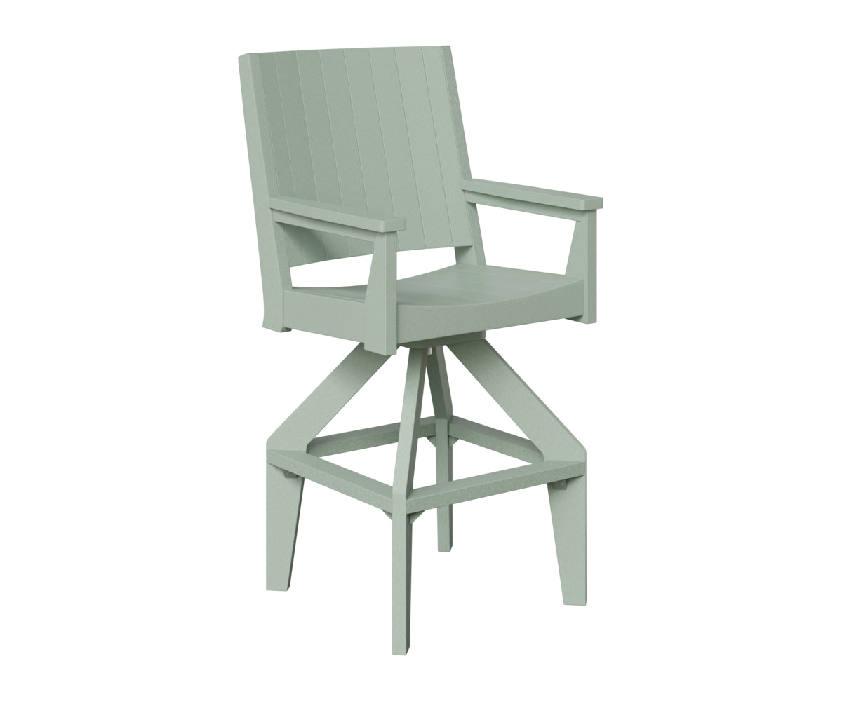 Berlin Gardens Mayhew Chat Swivel XT Chair in Sea Foam