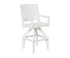Berlin Gardens Mayhew Chat Swivel XT Chair in White