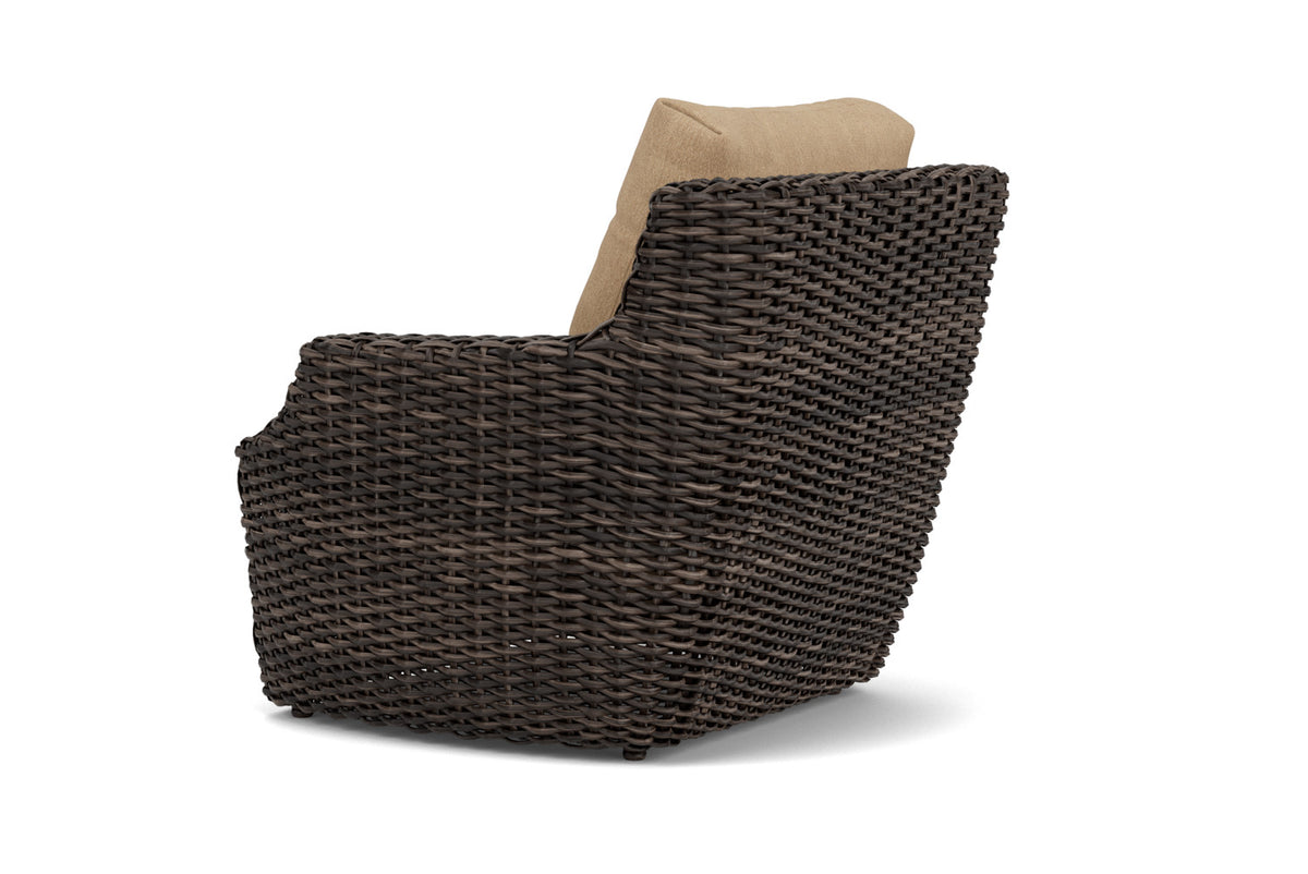 Lloyd Flanders Largo Lounge Chair with Hayden Sand fabric, view 8