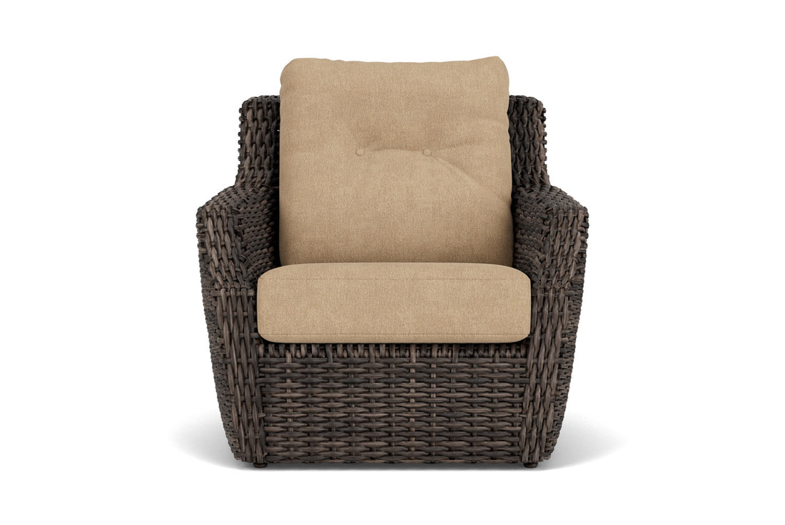 Lloyd Flanders Largo Lounge Chair with Hayden Sand fabric