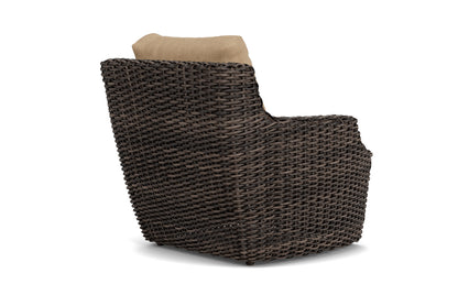 Lloyd Flanders Largo Lounge Chair with Hayden Sand fabric, view 6