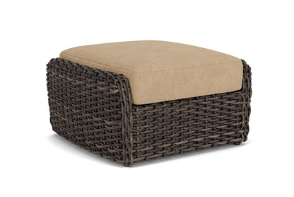 Lloyd Flanders Largo Ottoman with Hayden Sand fabric, view 2