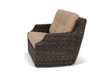 Lloyd Flanders Largo Loveseat with Hayden Sand fabric, view 9