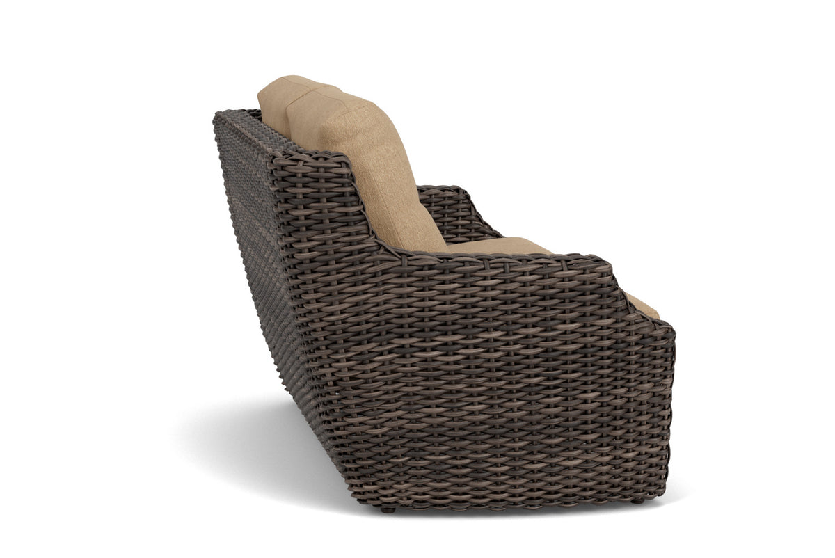 Lloyd Flanders Largo Loveseat with Hayden Sand fabric, view 5