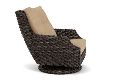 Lloyd Flanders Largo High Back Swivel Rocker with Hayden Sand fabric, view 4