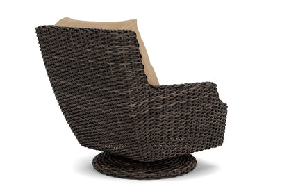 Lloyd Flanders Largo High Back Swivel Rocker with Hayden Sand fabric, view 6